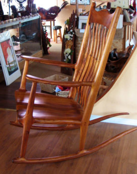 koa-wood-rocking-chair